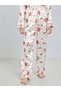 Teen Girls Printed Long Sleeve Shirt and Pyjama Set - 4