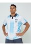 Men Argentina Short Sleeve Jersey FIFA Football Polo - 3