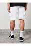 Oversized Cargo Pocket Fleece Shorts - 6