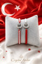 Red White Moon Star Fan Bracelet for the National Team - 7