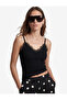 Lace Detailed Rope Strap Knitwear Athlete Blouse - 2