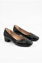 9929 Ventes Stone Accessory 3 cm Height Low Heel Women's Shoes - 5