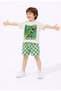 Boys Dinosaur Print T-Shirt Shorts Set Summer Top and Bottom Outfit - 2