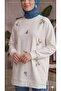 Women's Beaded Stone Embroidered Sweatshirt - 2
