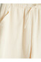 Lcw Kids Ecru Wide Leg Girls' Muslin Capri - 3
