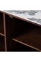 New AlHamra Stone Top Buffet Cabinet | Sturdy Kitchen Organiser Rack | Modern Design Sideboard Cabinet - 8