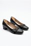 9967 Ventes Stone Accessory 3 cm Height Low Heel Women's Shoes - 5