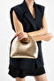 Arelis Gold Ring Handle Gold Women's Hand and Shoulder Bag