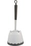 toilet brush with holder compact round design comfortable toilet brush and holder set handle - easy to store