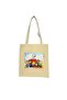 Tote Bag with Pockets, Casual Tote Bag, Beach Bag, 100% Cotton Thick Ribs Fabric, Shoulder Bag - 5