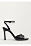 Black Thin Heeled Evening Dress Shoes - 2