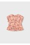Baby Girl Combed Cotton Shorts Set with 2 T-Shirts Pink - 2
