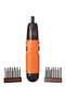 BLACK+DECKER Battery Powered Cordless Screwdriver, Red/Black, A7073XJ - 2