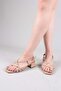 Moi̇sa Multi-Tube Low Heel Shoes Beige