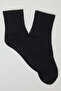 3 Pack Solid Block Crew Socks - 4