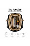 Black Scholar Draped Chain Evening Dress Bag Clutch Portfolio Bag - 3