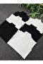 6 Pieces Black and White Color Turtleneck Throat Zero Sleeve (SLEEVELESS) Cotton Bodysuit - 3