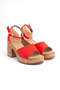Frm 706 Ankle-Adjustable Buckle Detailed Wedge Heeled Sandals - 2