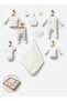 Lamb Patterned 10 Piece Newborn Hospital Release Baby Set 100% Cotton