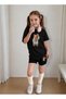 Children's Shorts Set Girls (Shorts - T-Shirt) Printed Summer Sports Combination Comfortable Fit Set