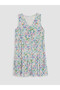 Two Mt Shop Quality V-Neck Floral Layered Midi Dress - 5