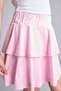 100% Cotton Elastic Waist Layered Mini Skirt for Girls H7066A826Hs - 5