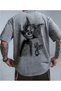 Tom and Jerry Printed Unisex Washable Vintage Oversize T-Shirt - 2