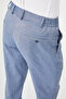 Striped Slim Fit Elastic Waist Drawstring Men's Trousers Navy Blue - 38375.26Y - 7