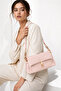Powder Women's Elegant Textured Surface Chain Strap Shoulder Bag Suitable for Daily and Stylish Use