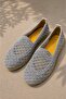 Cross Weave Straw Babet Gray - 2