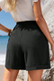 Women's Comfortable Cut Summer Shorts with Elastic Waist and Pockets - 3