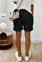 Women's Comfortable Cut Summer Shorts with Elastic Waist and Pockets - 3