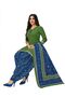 Readymade Printed Cotton Suit, Green, Size 52 inches Bust ( 5XL )