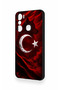 Infinix Hot 20I Compatible Wolf Turkish Flag Patterned Silicone Case - 4