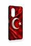 Huawei Nova 9Se Compatible Turkish Flag Patterned Silicone Case - 3