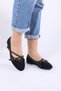 Women's Special Stone Embroidered Cross-Strapped Buckle Orthopedic Ballerinas