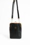 Modern Design Women's Shoulder and Crossbody Bag with Locking Detail - 3