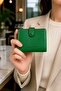 Artificial Leather Wallet with Green Card Holder