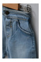 Baby Boy Summer Cotton Denim Shorts Set with Snap Fasteners on the Shoulder (9-18 Months) - 4