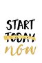 ملصقات جدارية مطبوعة بعبارات تغير الحياة من Alayra Start Today Now لتزيين المنزل بسمك 5 مم