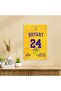 Alayra NBA Legend Kobe Bryant Jersey Poster Art Print Wall Poster with Thick Premium Canvas - 4