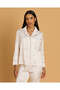 Women Ivory Printed Pyjama 2 Piece Set - 2