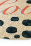 Passy Jute Look Door Mat with Love Written Decorative Half-Moon Shaped Entrance Mat - 5