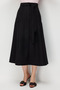 Belted Midi Length Bell Skirt - 3