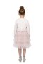 - Girls' 2-Piece Tulle Tiered Party Dress - Blush Pink - 2Y to 12Y - 3