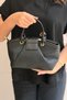 Bags Wicker Textured Hand-Held Crossbody Bag - 3