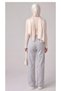 Women's Hijab Sweatpants, Black-Grey Conservative Clothing, Oversized Wide Leg Loose Fit Washable Fabric - 5