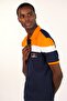 Men's Navy Blue Polo Neck T-Shirt Y 22374300001 - 5
