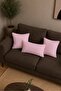 Bohemian Decorative Pillow and Cushion Cover 45X45 cm Powder Plain - 2