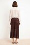 Women's Lace Lined a Line Maxi Skirt Tie Detail Regular Waist Comfortable Casual Summer Modern Stylish - 5